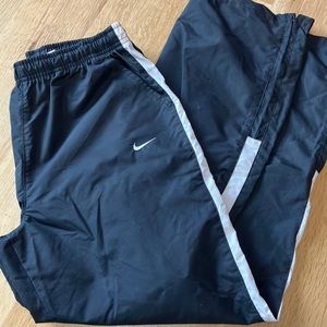 Nike Nylon Pants with Zippers - Sz L (14/16)